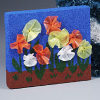 kids punch art flower garden