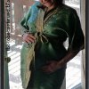 silk kimono robe