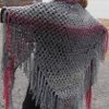 Knotted Lace Triangle Shawl
