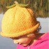 Knit Pumpkin Hat