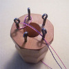 Knitting Spool with Beading Wire