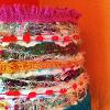 Ribbon Scrap Lamp Shade