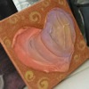 How to Make Textured Heart Art Canvas Video