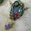 plastic marble focal bead