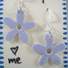 Matboard Flower Earrings