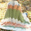 Melon Ripple Afghan