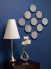 Metallic Disc Grid Wall Art