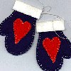 Hanging Felt Mittens