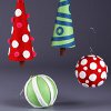 Mod Christmas Tree Ornament