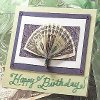 Paper Folding Fan Greeting Card