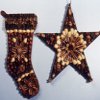 Natural Nut and Pinecone Christmas Star