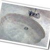 Painted Marble Sink