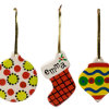 Porcelain Ornament Trio