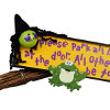 Broom Parking Sign Halloween Project
