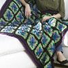 Passion Star Flower Block Crochet Throw
