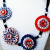 Patriotic Paper Necklace