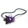 two step flower necklace