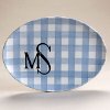 Personalized Plaid Platter