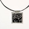 Pewter Tulips Pendant