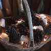 Light Up Pine Cone Basket