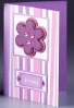 Pink and purple flower dreams card