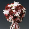 Red and Pink Teacup Topiary