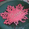 Paper Leaf Place Cards