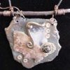Polymer Clay Pendant and Earring Set