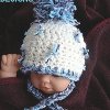 Baby Crochet Pom Pom Hat