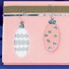 Pretty in Pink  Retro Ornament Card and Gift Tag