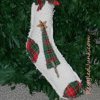 Repurposed Bedspread Stocking