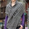 Knit PullThrough Wrap