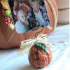 Polymer Clay Pumpkin Photo Holder