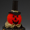 Needlefelted Pumpkin Cube