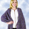 Purple Beginner Shawl