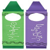 Purple and Green Kids Door Hangers