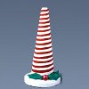 Red and White Peppermint Chenille Tree
