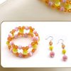 Retro 60s Ladder Choker Bracelet and Earrings