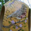 Robin Decoupaged Bird Feeder