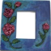Sculpted Roses Art Frame