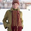 Crochet Scarf and Hat Roving Set