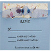 Garden Flowers RSVP Card