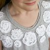 Ruffled Rose Tee Shirt