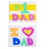 Sand Art Card for Dad