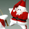Santa and Snowman Ornament
