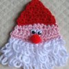 Crochet Santa Ornament