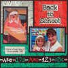 Grade School Scrapbook Layout