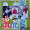 Ribbon Scrapbook Page