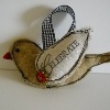 Scrappy Bird Ornament