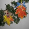Silk Fall Leaf Ornament